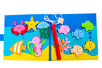 Under The Sea Felt Quiet Book, Handmade Activity Book