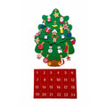 Felt Christmas Tree Advent Calendar, Handmade Kids Decor