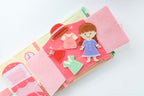 Dollhouse Quiet Book - Handmade Montessori Activity Book, Toddler Busy Boook, Dollhouse, Busy Book, Travel Toy"