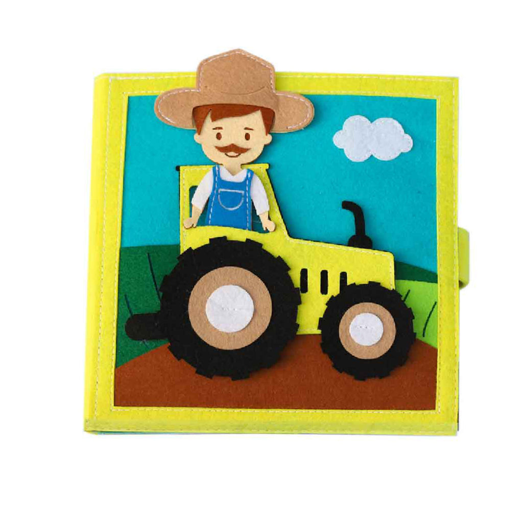 Farm Quiet Book, Felt Busy Book, Montessori Toy, Busy Toddler Book, Quiet Book, Felt quiet book