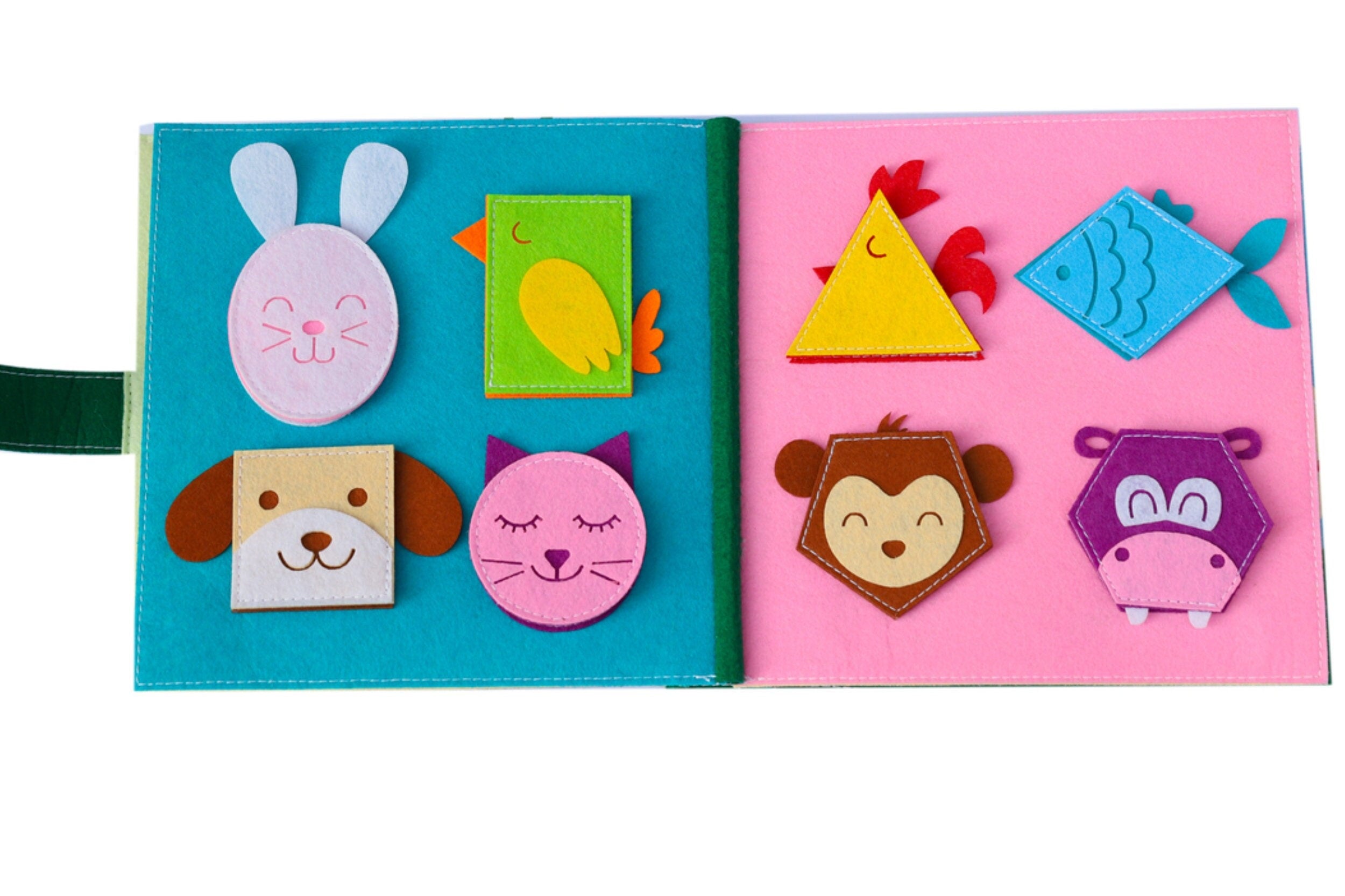 Quiet Book, Busy Book, Peek-a-book Lion, Handmade Toddler Gift, Montessori busy book, Book For Toddler