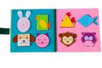Peek-a-boo Lion Felt Quiet Book - Montessori Activity Book