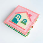 Dollhouse Quiet Book - Handmade Montessori Activity Book, Toddler Busy Boook, Dollhouse, Busy Book, Travel Toy"