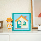 Felt House Quiet Book - Montessori Activity Book, Handmade