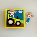 Handmade Felt Farm Quiet Book, Toddler Activity Book