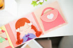 Princess Dressing Room Felt Quiet Book, Montessori Doll
