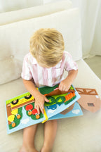 Handmade Felt Farm Quiet Book, Toddler Activity Book