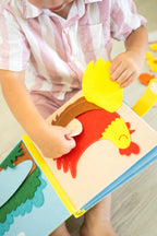 Handmade Felt Farm Quiet Book, Toddler Activity Book