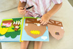 Handmade Felt Farm Quiet Book, Toddler Activity Book