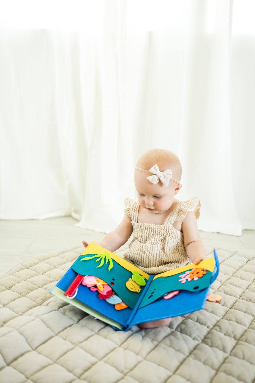 Under The Sea Felt Quiet Book, Handmade Activity Book