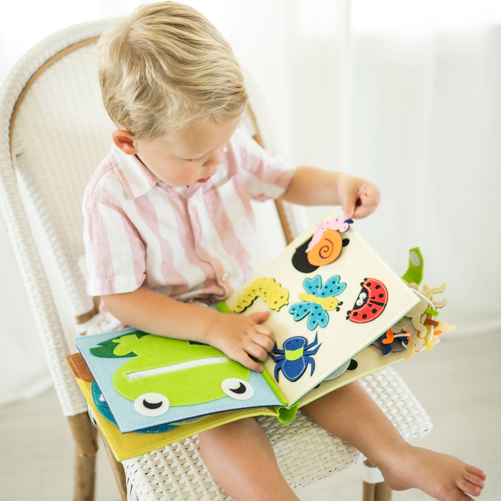 Quiet book, Montessori Activity Book for Toddlers