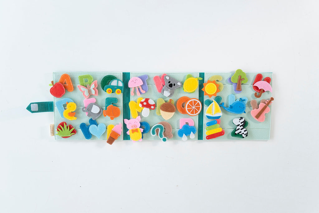 Felt Alphabet and Number Quiet Book Set, First ABC Book