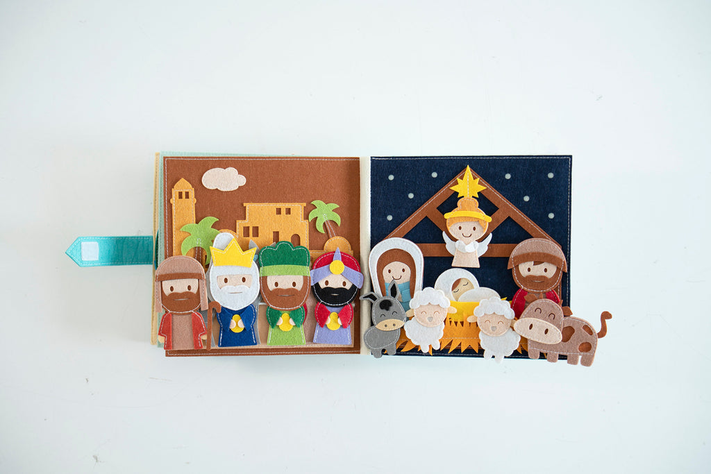 baptism gifts, Handmade Bible Quiet Book, Felt Activity Book, Christian Gift, busy book
