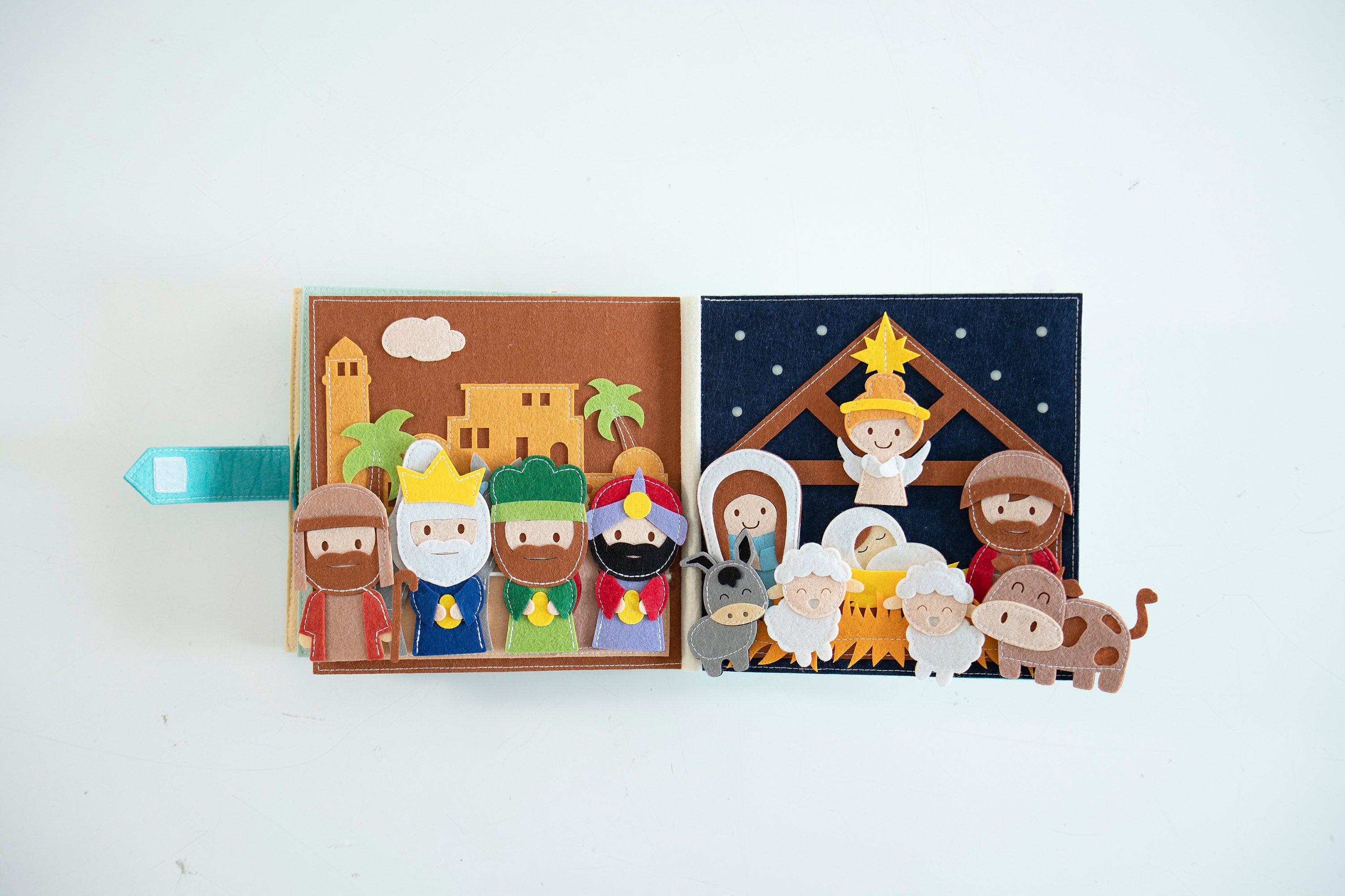 baptism gifts, Handmade Bible Quiet Book, Felt Activity Book, Christian Gift, busy book