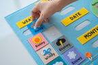 My First Calendar, All About Today Calendar, Felt Learning Board,  Interactive Calendar, Early Learning Preschool Wall Hanging