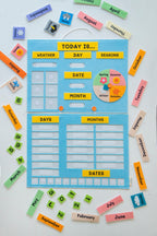 My First Calendar, All About Today Calendar, Felt Learning Board,  Interactive Calendar, Early Learning Preschool Wall Hanging