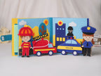 Future Professions Felt Quiet Book, Montessori Busy Book for Toddlers