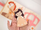 Princess Dress Up Felt Quiet Book, Handmade Activity Book, Princess Toy, Toddler Busy Book, Felt Book
