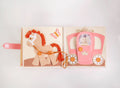 Felt Princess Dress Up Busy Book, Handmade Quiet Book, Travel Toy
