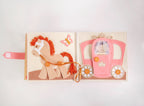 Felt Princess Dress Up Busy Book, Handmade Quiet Book, Travel Toy