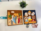 Handmade Bible Quiet Book, Felt Activity Book, Baptism Gift, quiet book