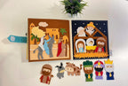 Handmade Bible Quiet Book, Felt Activity Book, Baptism Gift, quiet book