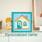 Personalized activity Book for Kids, Felt House Quiet Book for Boys - Interactive Montessori Toy, Gift For Boys