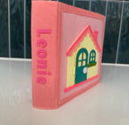 Dollhouse Fabric, Handmade Montessori Activity Book, Montessori Busy Book , busy books